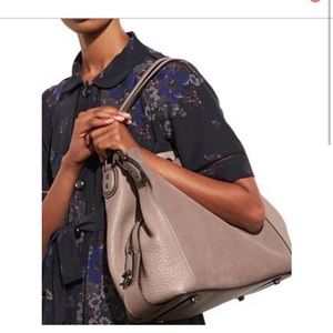 Coach suede/leather purse